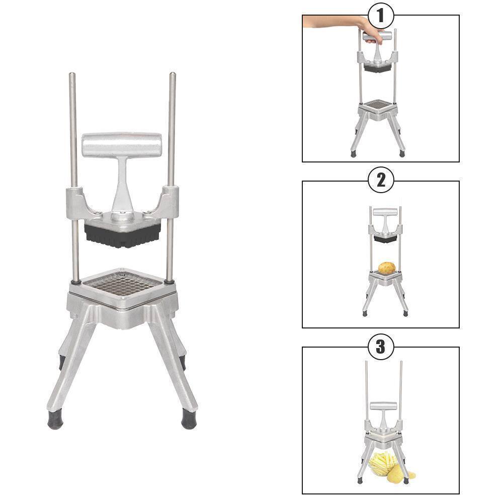 Alt View 4. Winado - Vegetable Dicer Fruit Chopper Onion Tomato Slicer French Fry Cutter + 4 Blades.