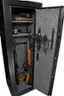 Angle. Barska - Extra-Large Biometric Rifle Safe - Black.