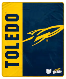 Pegasus - Toledo Rockets 50" x 60" Endzone Ultra Soft Throw Blanket - Multicolor