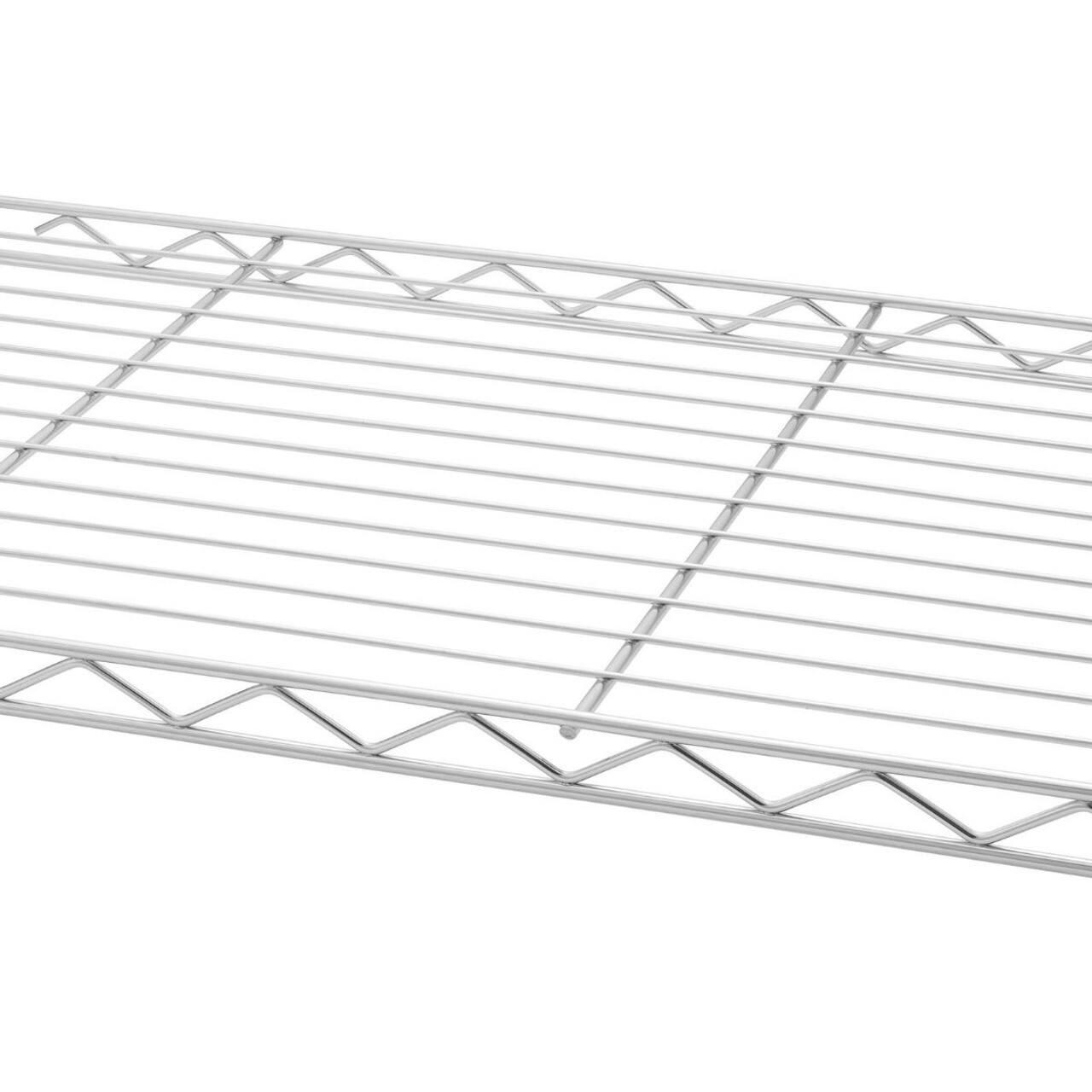 Alt View 16. TRINITY - EcoStorage 24" Stainless Steel Kitchen Cart NSF Chrome - Chrome.