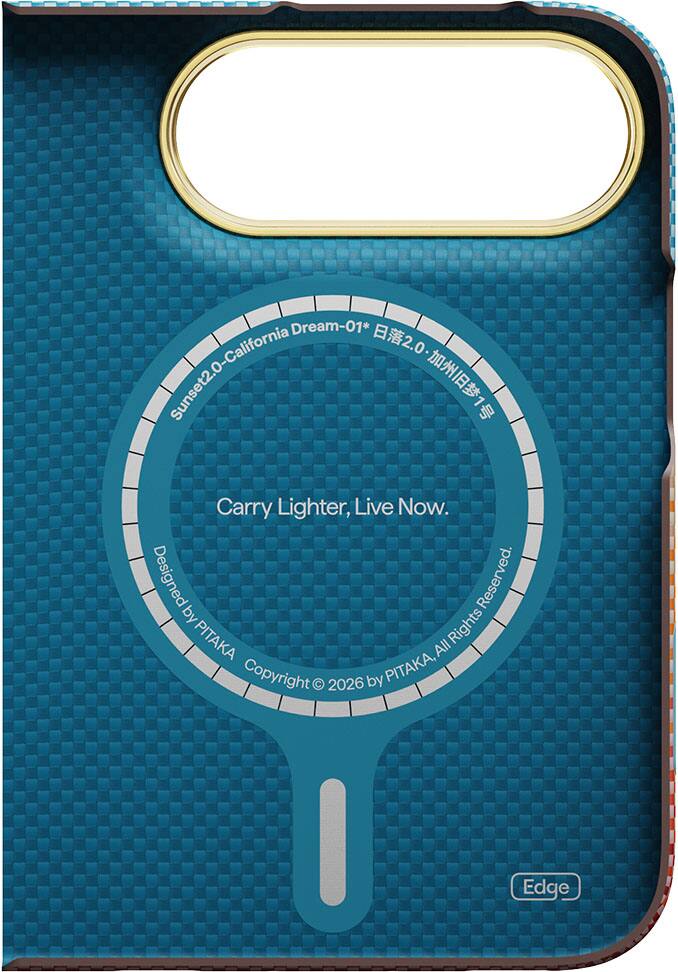 Sunset2.0-California Dream-01* 2.0. Carry Lighter, Live Now. Designed by PITAKA. All Rights Reserved. Copyright © 2026 by PITAKA, Edge