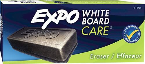 Front Standard. Expo - 5" Whiteboard Eraser.