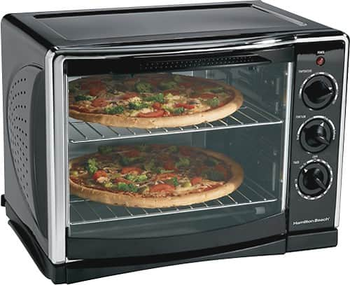 Hamilton Beach Countertop Oven with Convection & Rotisserie - Black