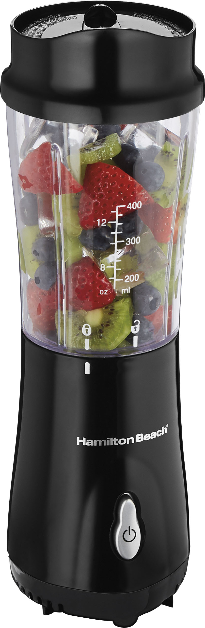 Hamilton Beach Personal Creations Blender for Shakes & Smoothies gray 14oz  Capacity With Travel Lid 
