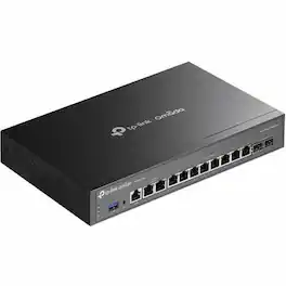 TP-Link - Omada ER7412-M2 Omada Multi-Gigabit VPN Router - 10 Ports - 10 WAN Port(s) - Management Port - 2 SFP (mini-GBIC) Slots - Unknown