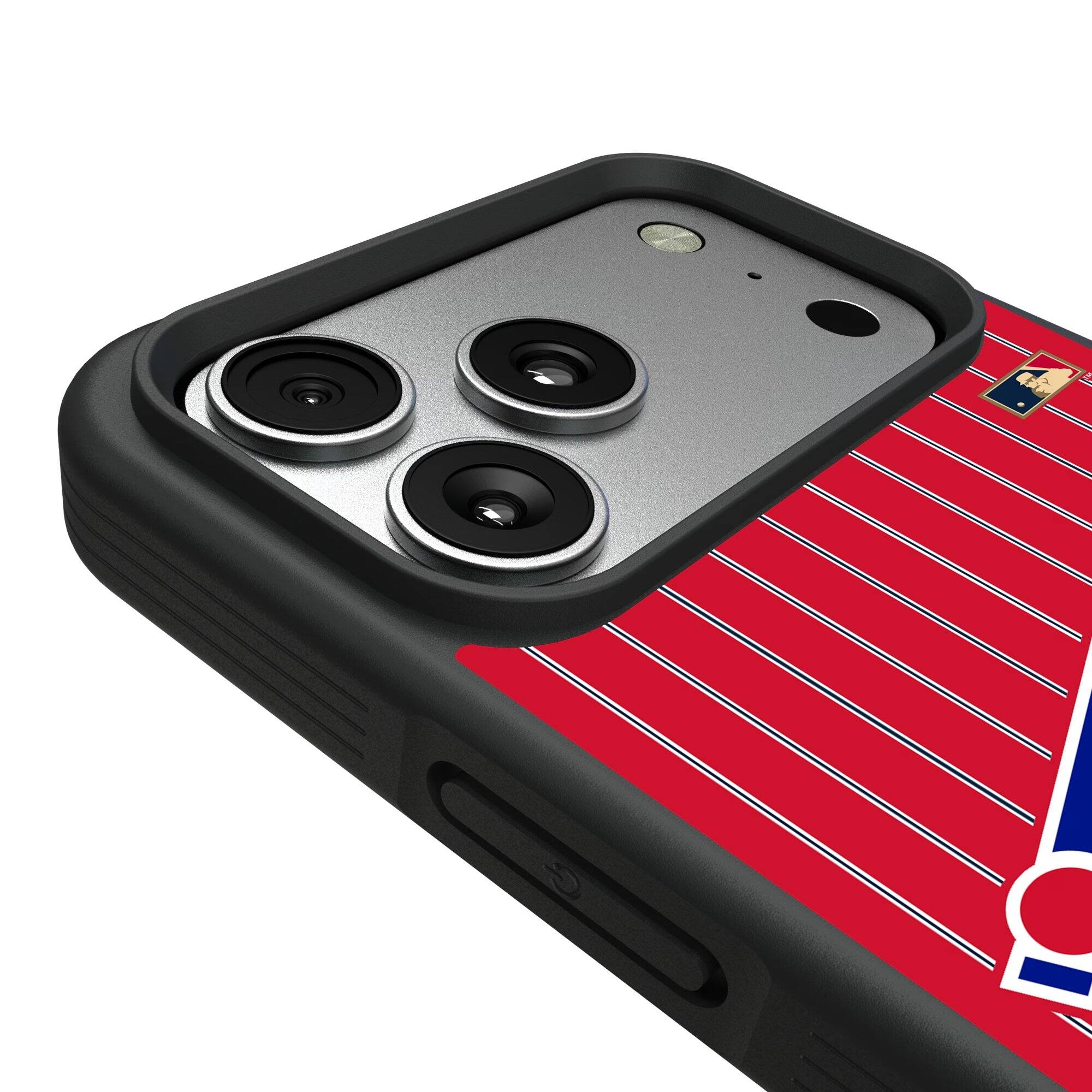 Alt View 2. Keyscaper - Chicago White Sox Cooperstown iPhone Bump Case - 13 Pro Max - Multicolor.