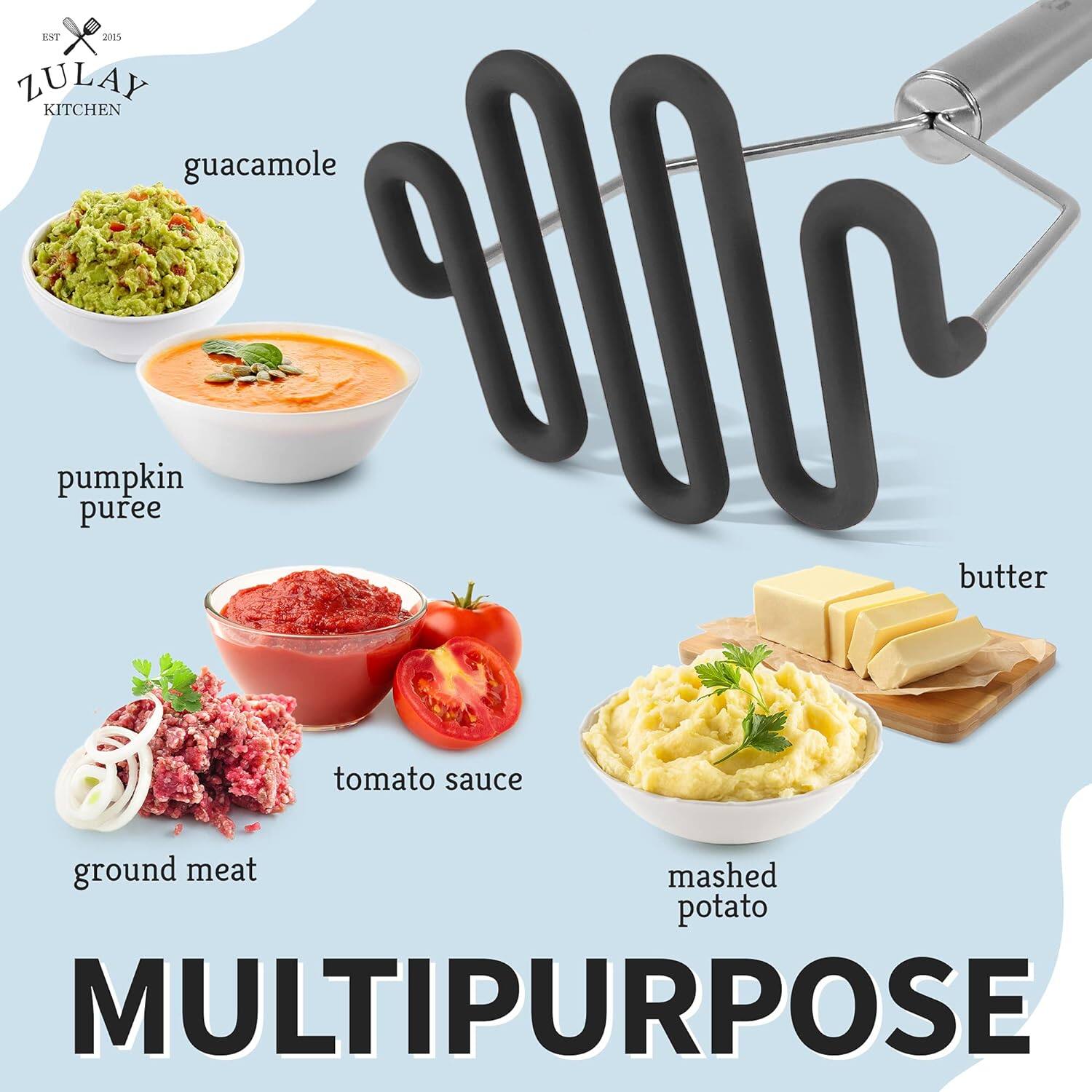 EXT x 2005 ZULAY KITCHEN guacamole pumpkin puree tomato sauce ground meat mashed potato butter MULTIPURPOSE