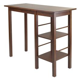 FurniFact - Antique Dining Table with Storage – Small Kitchen Table for 2 - Walnut