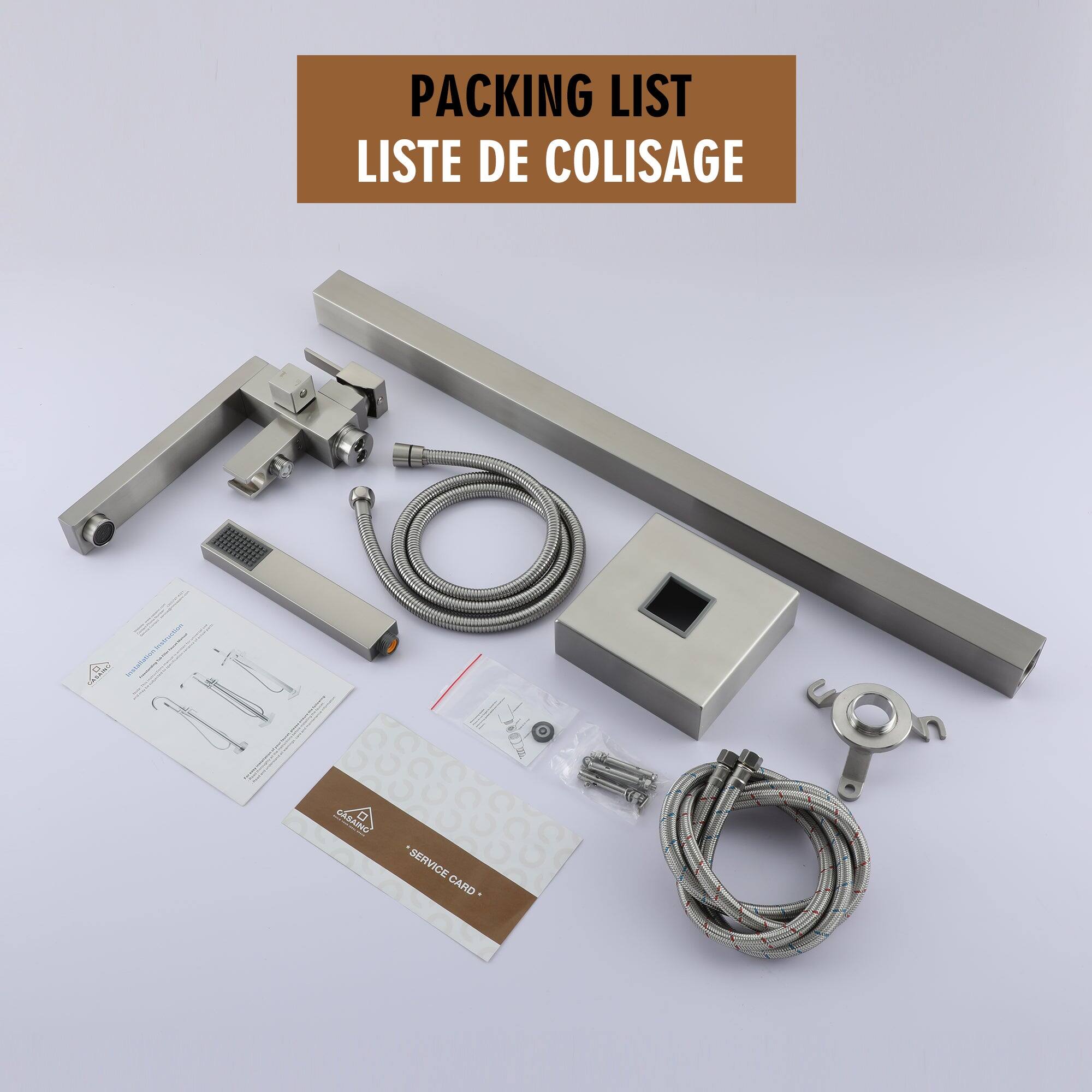 PACKING LIST LISTE DE COLISAGE

SERVICE CARD SERVICE CARD
