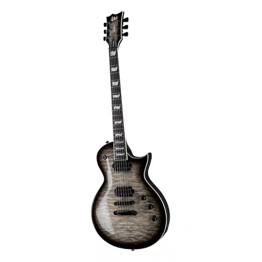 Esp Buy ESP LTD EC 1000T Electric Guitar Charcoal Burst LEC1000TCTMQMCH - Best Buy