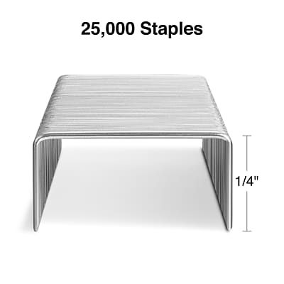25,000 Staples  
1/4"