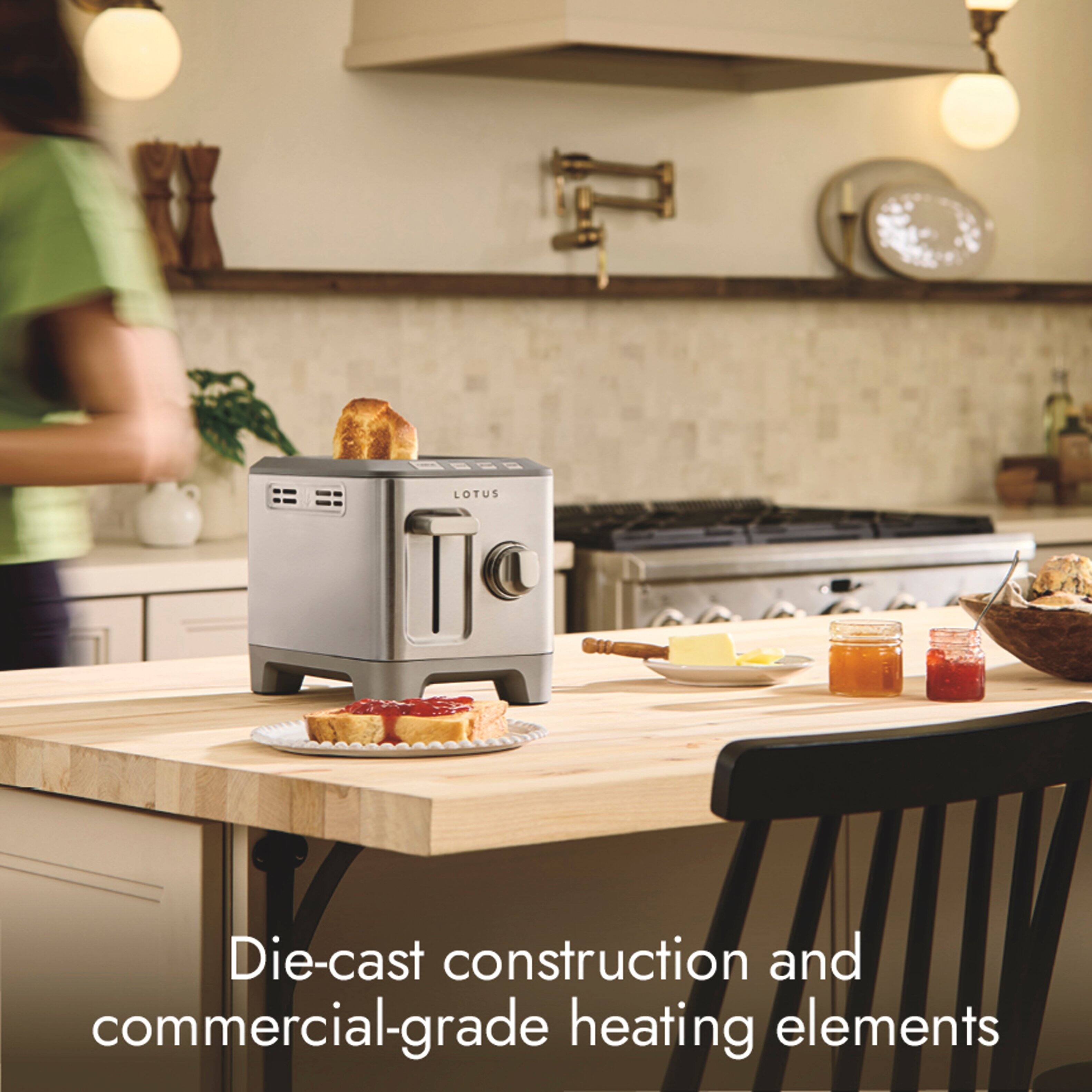 LOTUS  
Die-cast construction and commercial-grade heating elements