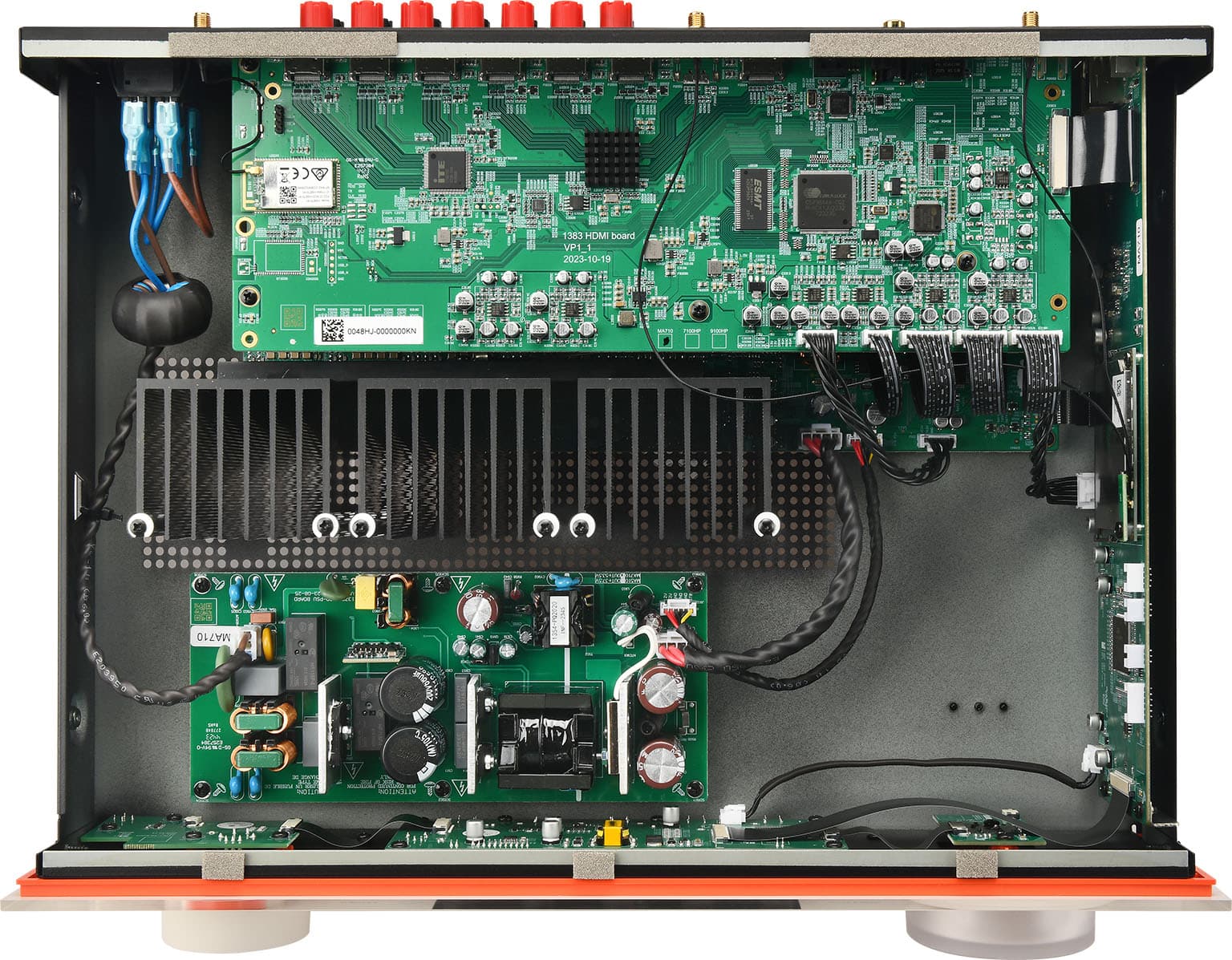 The text on the image reads: "HDMI board VPI 2023-10-19 004H-0000000KI MA710 8 0 - ChE 120 ais 1 EAT a moia LEIaN."