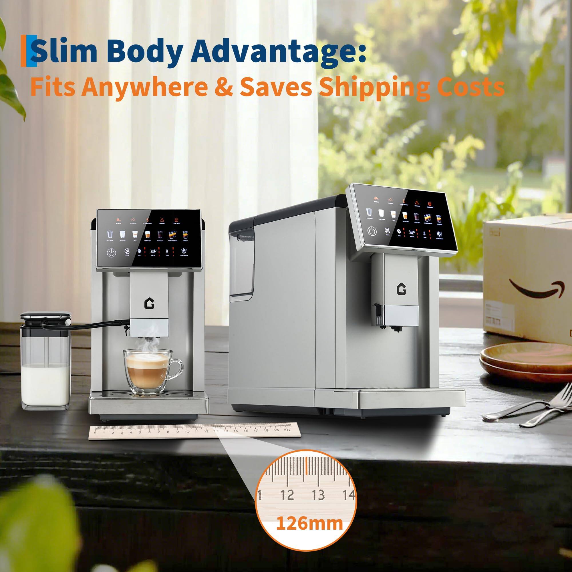 Slim Body Advantage: Fits Anywhere & Saves Shipping Costs

126mm