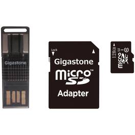 GIGASTONE - Gs-4in1600x128gb-r Prime Series Microsd Card 4-in-1 Kit (128 Gb)