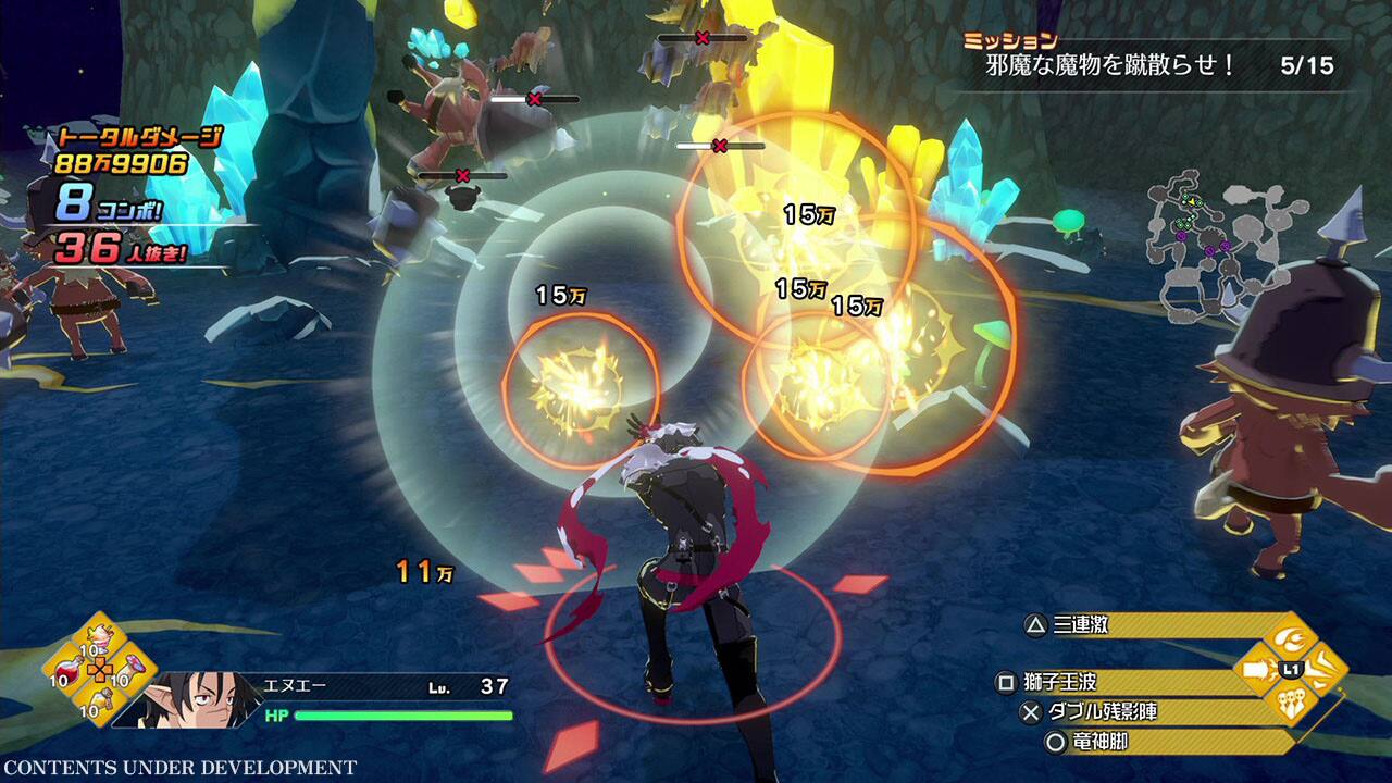 889906  
8  
36  
x X 15 x x 15 15 15  
!  
5/15  
11 10 10 10 10  
10  
HP  
CONTENTS UNDER DEVELOPMENT  
Lv. 37  
X  
L1