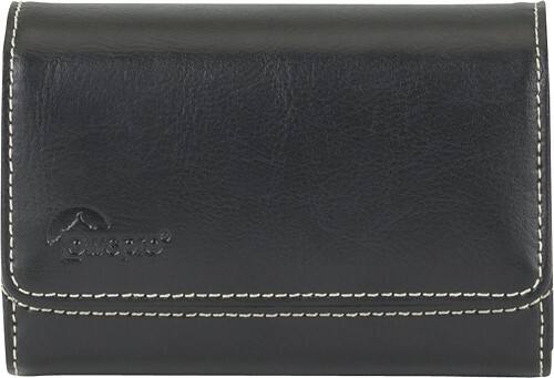 Front Standard. Lowepro - Sorrento 10 Leather Pouch - Black.