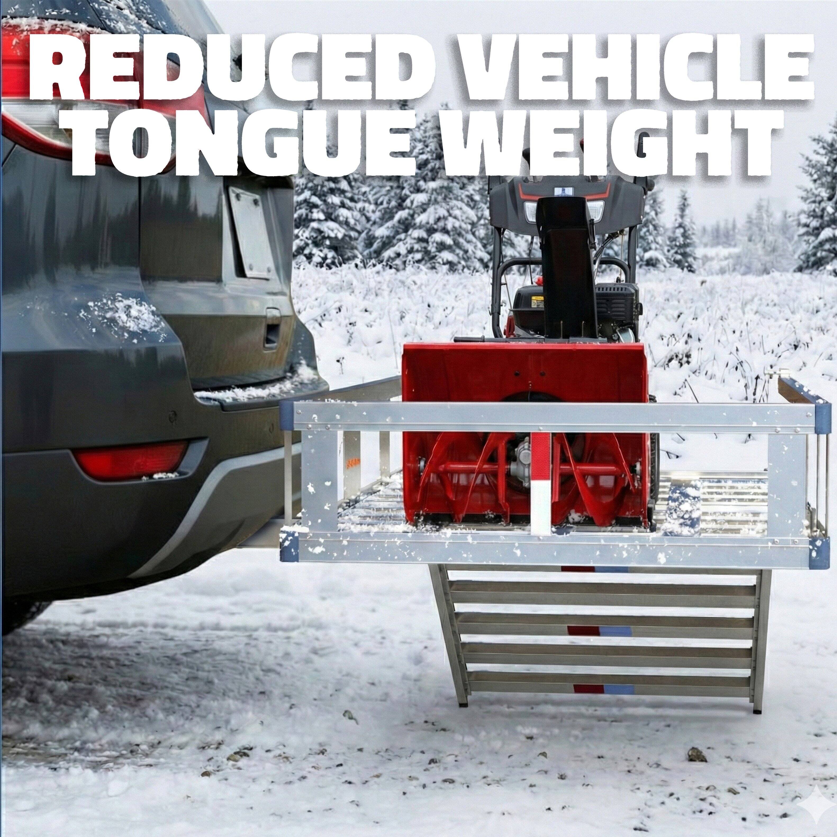 REDUCED VEHICLE TONGUE WEIGHT