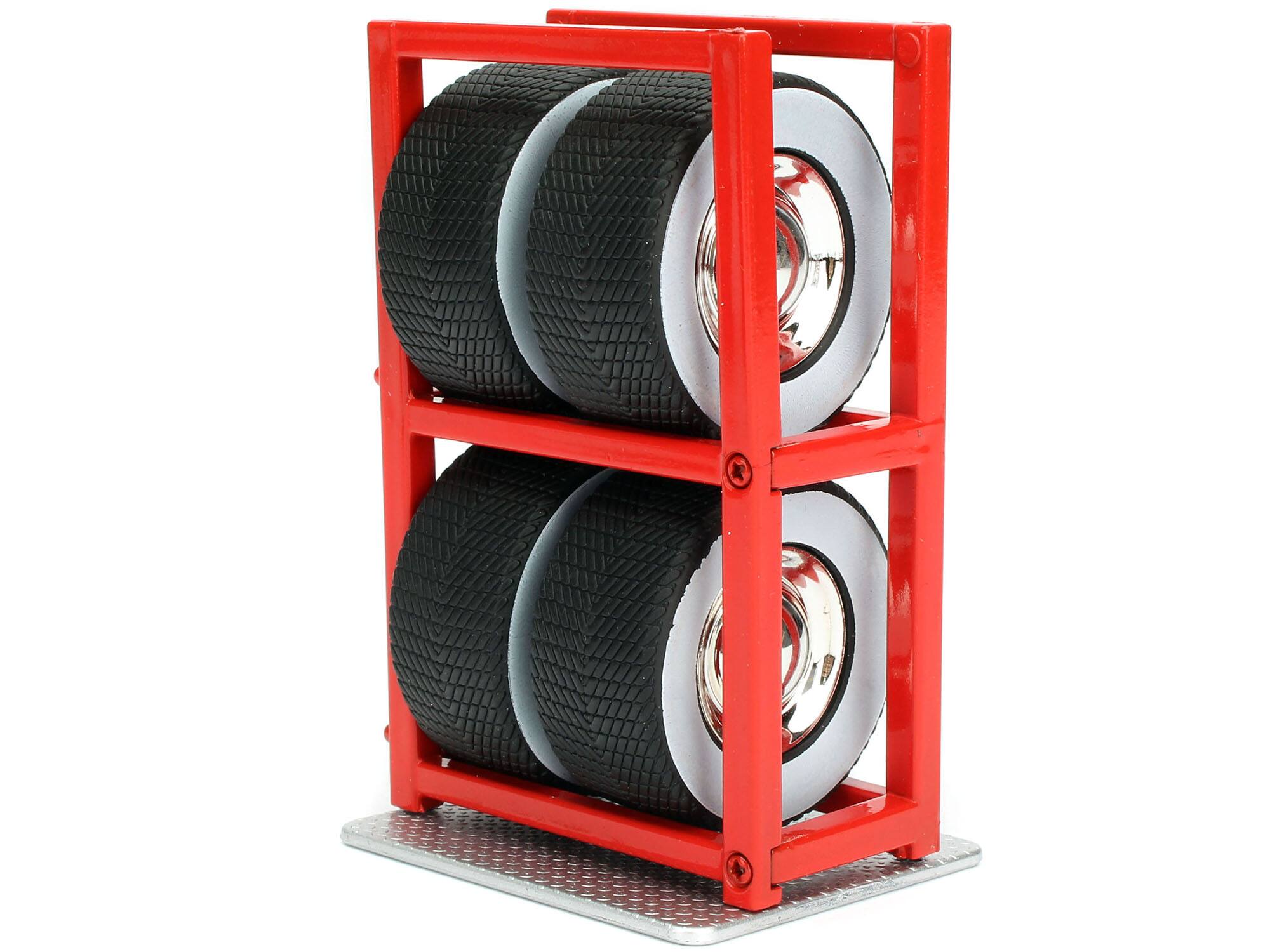 Alt View 5. Jada Toys - Jada Toys - 1:24 Cars 3 - Lightning Mcqueen with Tire Rack   - COLLECTIBLES.