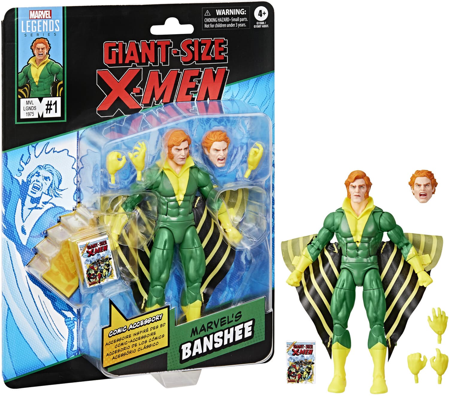 Hasbro - Giant-Size X-Men - Marvel Legends - Marvel's Banshee Action Figure - COLLECTIBLES - Multicolor price history on PriceWatchPro