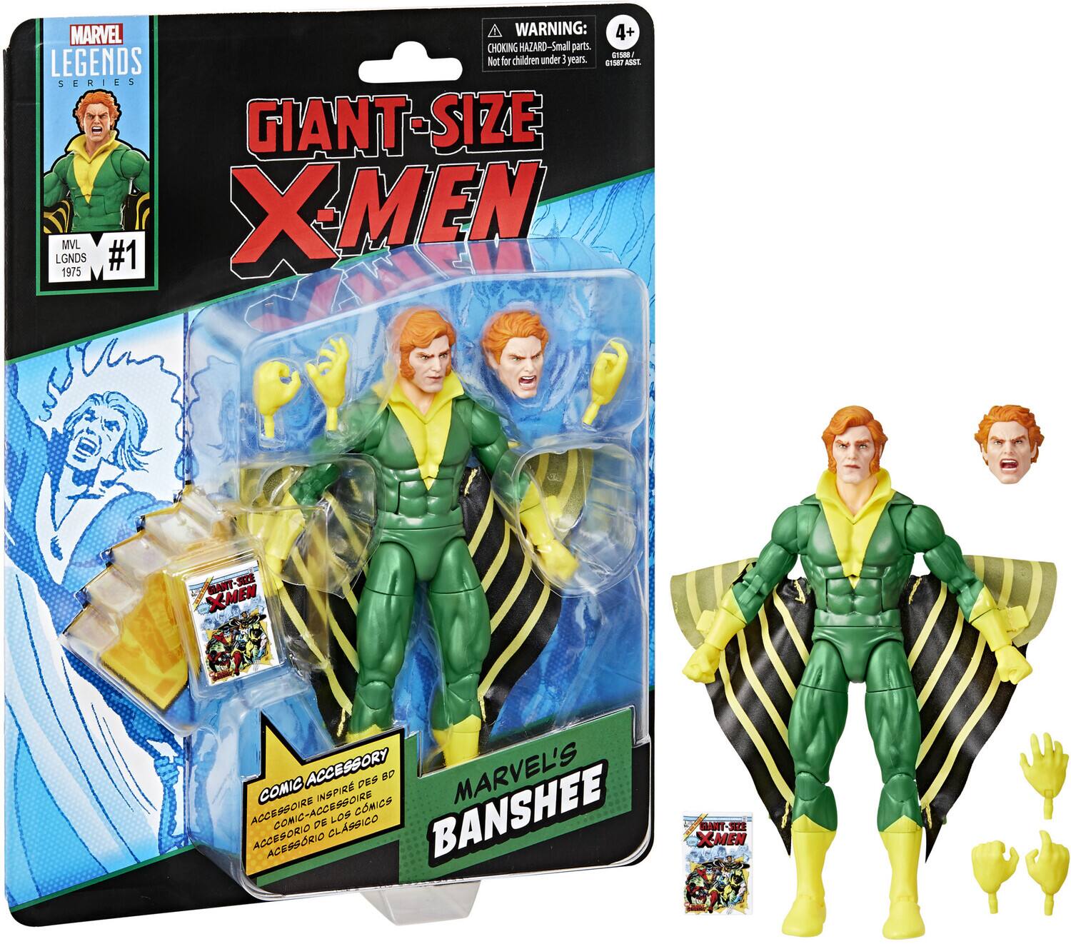 Hasbro - Collectibles - Giant-Size X-Men - Marvel Legends - Marvel's Banshee Action Figure - Collectibles - Multicolor