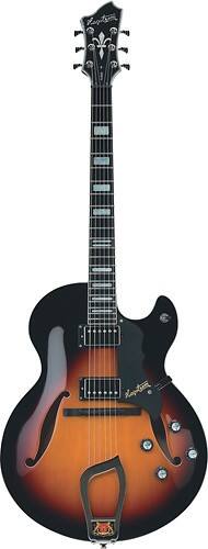 Front. Hagstrom - Vintage Series Jazz 6-String Full-Size Electric Guitar - Sunburst.