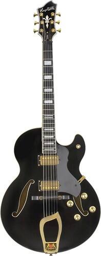 Best Buy Hagstrom Vintage Series Jazz 6 String Full Size Electric Guitar Black Ams Hj500 Blk 8158