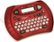 Angle Standard. Brother - Personal Electronic Handheld Labeler - Metallic Red.