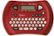 Front Standard. Brother - Personal Electronic Handheld Labeler - Metallic Red.