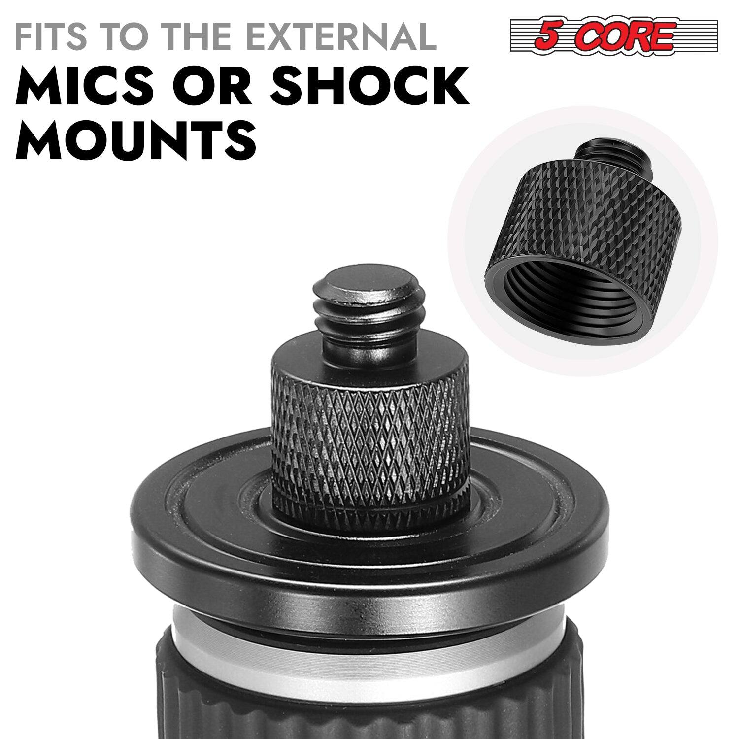 FITS TO THE EXTERNAL MICS OR SHOCK MOUNTS 5 CORE