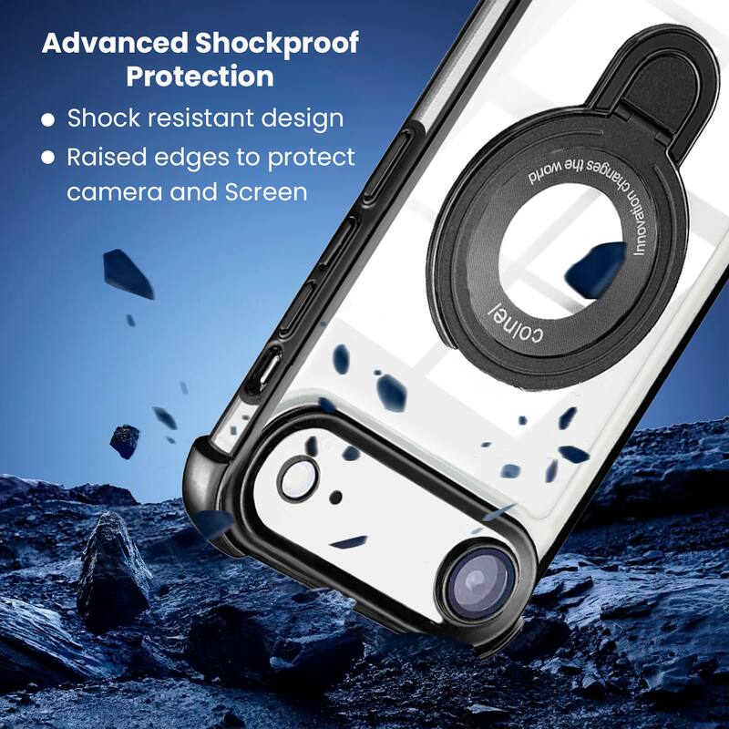 Advanced Shockproof Protection

- Shock resistant design
- Raised edges to protect camera and Screen