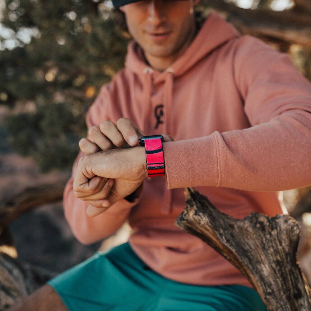 Alt View 4. ZOX - Oh Dear Piglet NFC Smartwatch Band, 22mm - Pink.