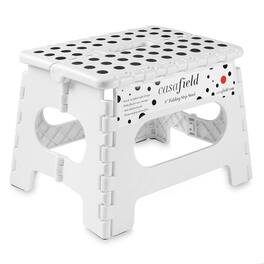 Casafield - Folding Step Stools with Handle - White