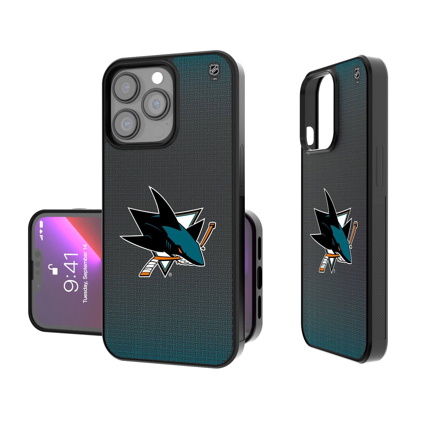 Keyscaper - NHL - San Jose Sharks Bump Case with 8.2ft Drop Protection - 15 - Black