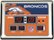 Front Standard. Team Sports America - Denver Broncos Scoreboard Alarm Clock.
