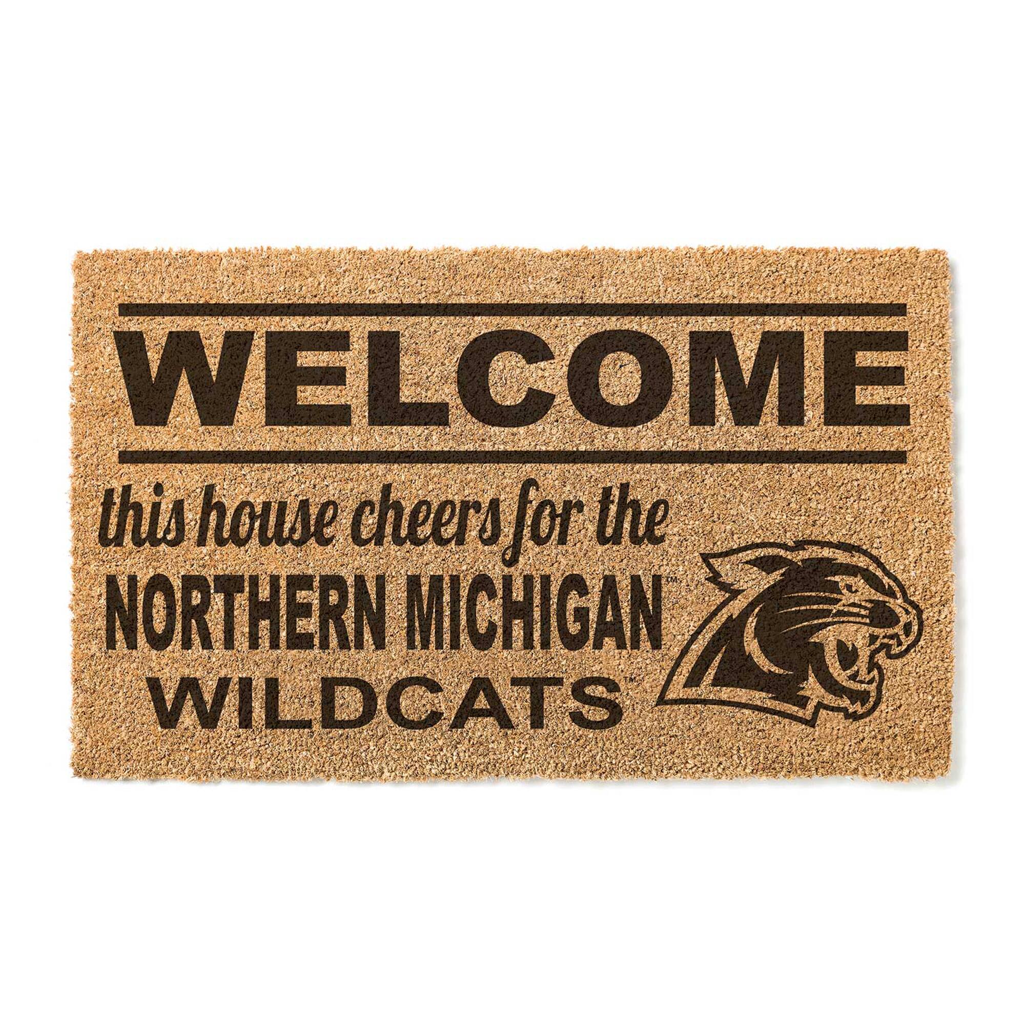 Northern Michigan Wildcats 18" x 30" Welcome Doormat