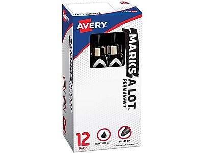 Avery Marks A Lot Permanent 12 Pack