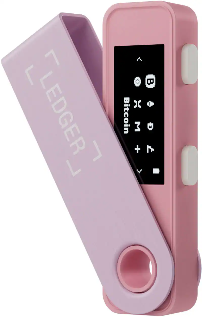 Ledger - Nano S Plus Crypto Hardware Wallet - Pastel Pink