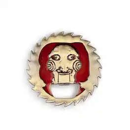 Surreal Entertainment - Horror Collectibles| Saw Jigsaw Puppet Bottle Opener | Scary Puppet - Red