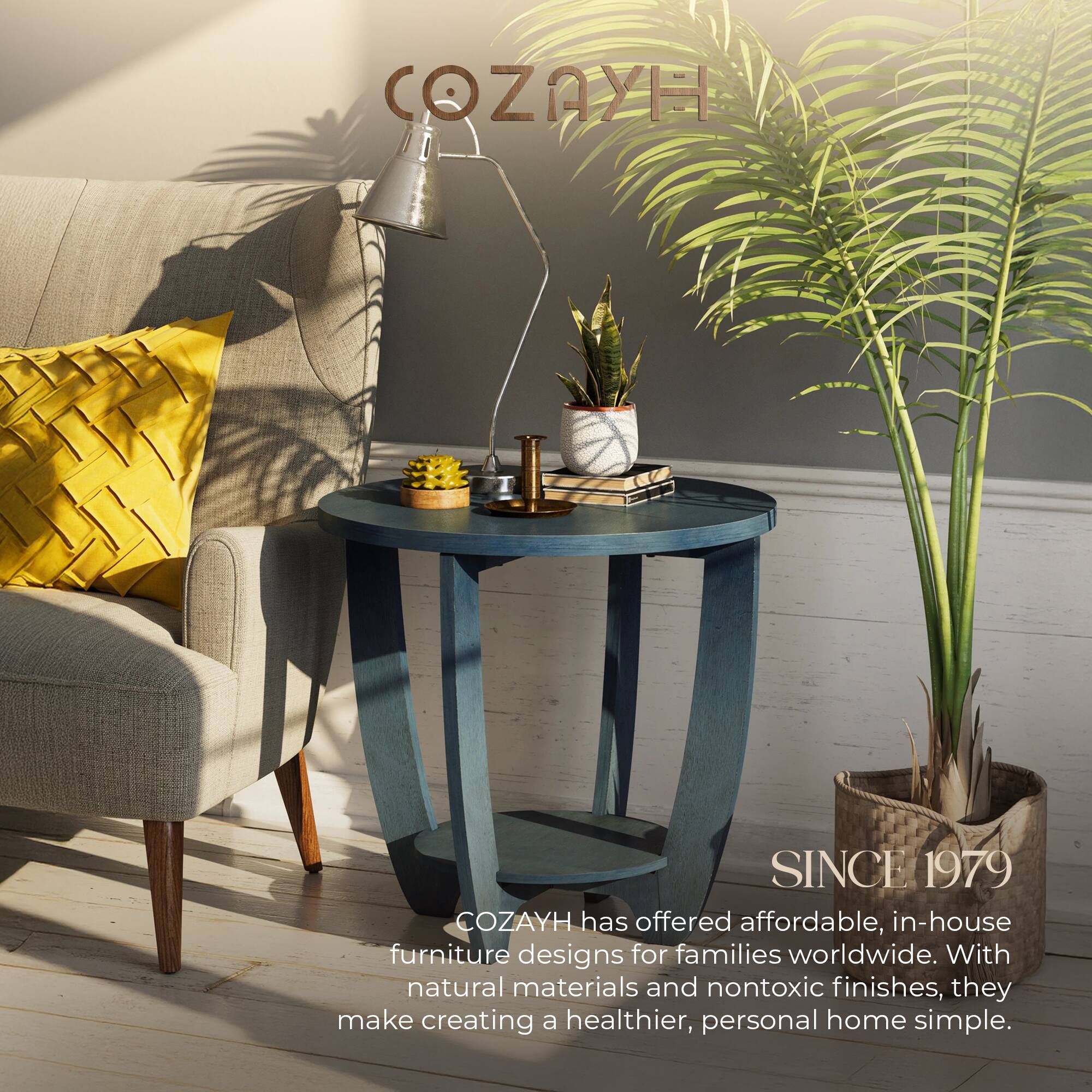 COZAYH SINCE 1979

COZAYH has offered affordable, in-house furniture designs for families worldwide. With natural materials and nontoxic finishes, they make creating a healthier, personal home simple.