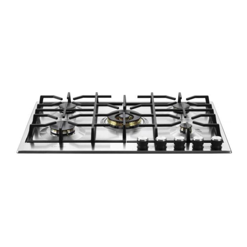 Alt View 1. Verona - Verona 30" Designer Gas Cooktop with 5 Sealed Burners in Stainless Steel - Stainless Steel.