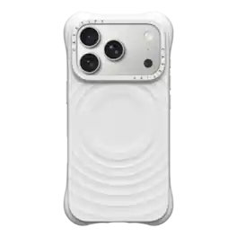 CASETiFY - Ripple Case MagSafe Compatible for Apple iPhone 18 Pro and 17 Pro Devices - White