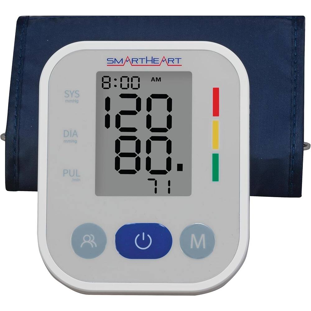 SMARTHEART  
8:00 AM  
SYS mmHg 120  
DIA mmHg 80  
PUL /min 71