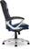 Alt View 18. Serta - Amplify Work or Play Ergonomic High-Back Faux Leather Swivel Executive Chair with Mesh Accents - Black and Cobalt Blue.