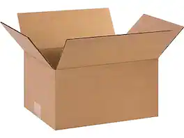 National Brand - 12" x 9" x 6" Standard Shipping Boxes, 32 ECT, 25/Bundle (120906) - Kraft