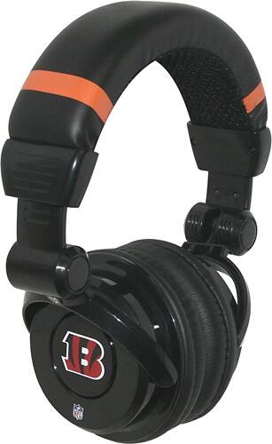 Angle Standard. iHip - Cincinnati Bengals Over-the-Ear DJ Headphones.