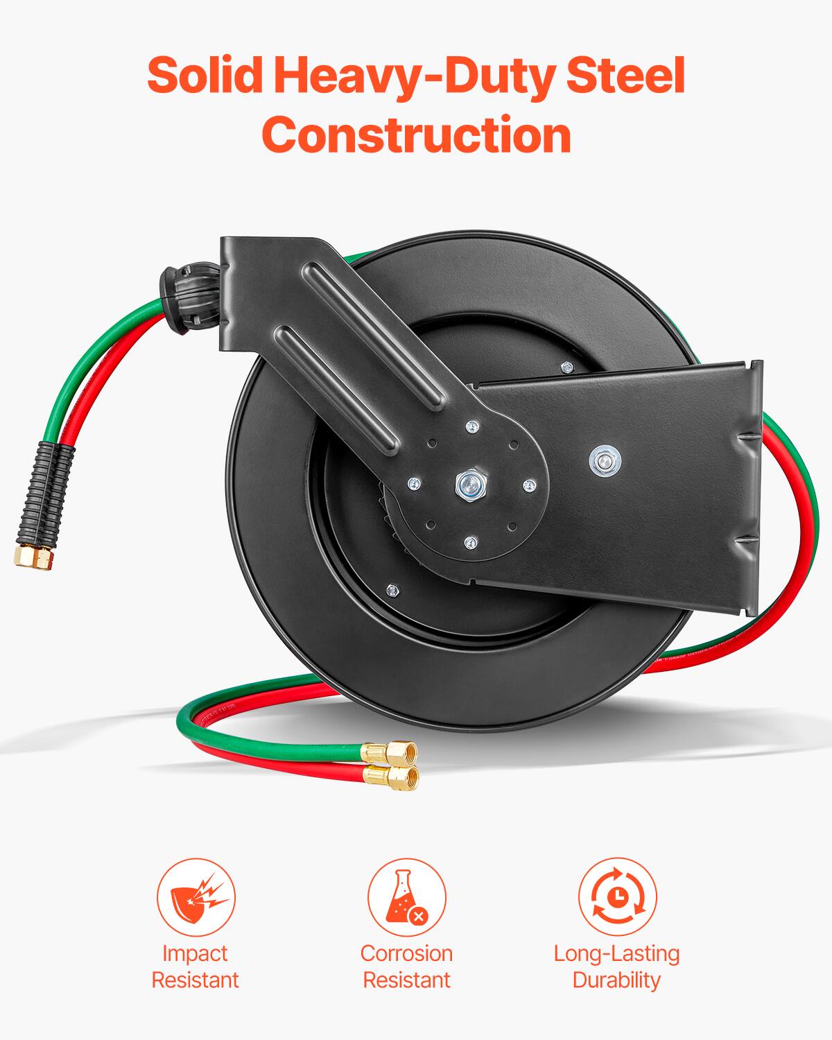 Solid Heavy-Duty Steel Construction  
Impact Resistant  
Corrosion Resistant  
Long-Lasting Durability