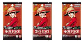 Bandai - One Piece Card Game Carrying On His Will OP-13 Booster Pack (Japanese) - 3 Packs - 18 Cards