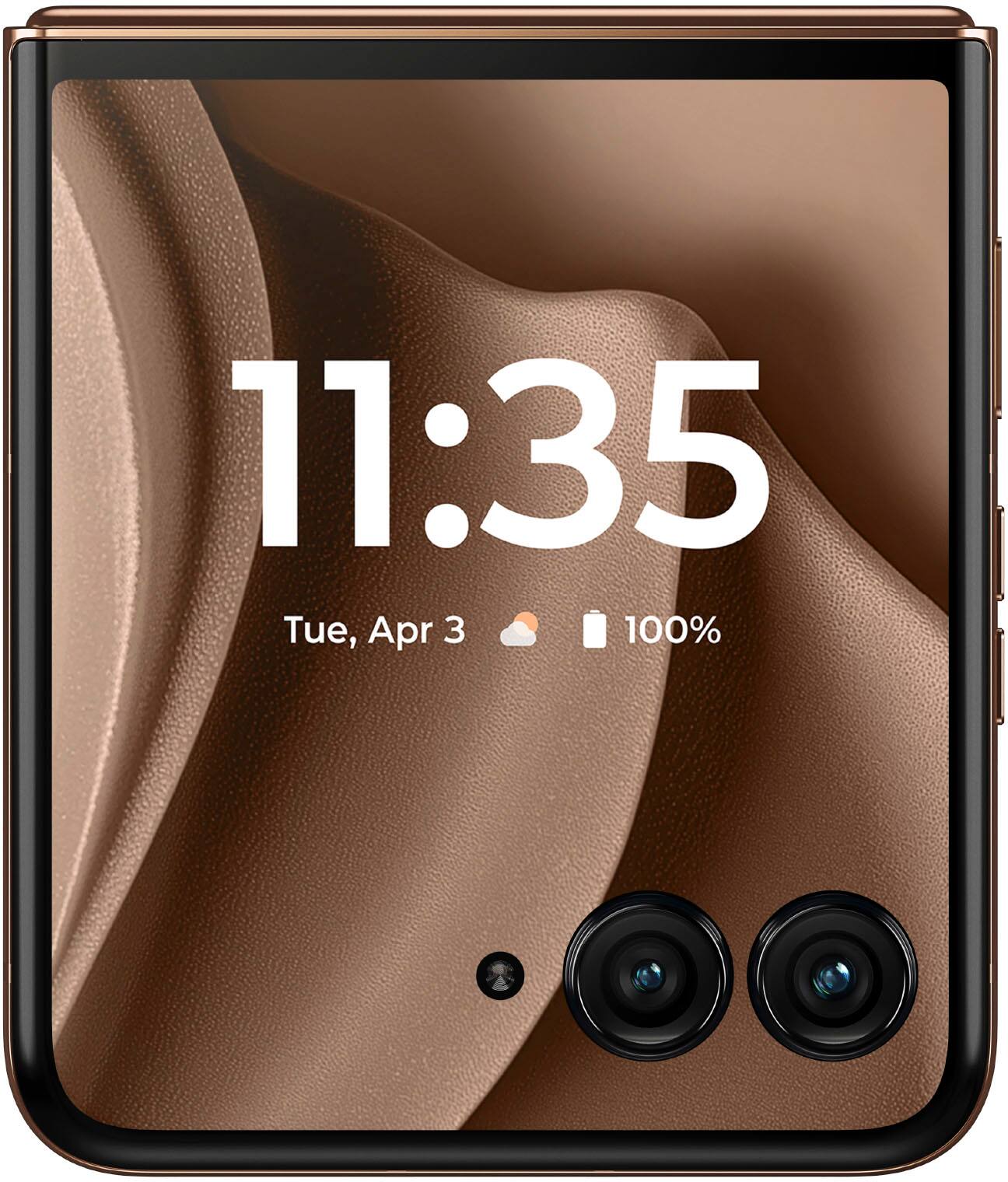 The text on the image reads: "11:35 Tue, Apr 3 100%".