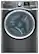 Front. GE - 4.3 Cu. Ft. 10-Cycle High-Efficiency Steam Front-Loading Washer.
